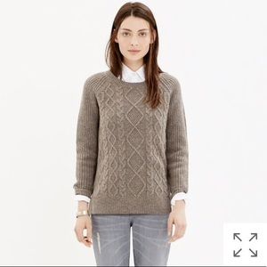 Madewell Cable Knit Sweater